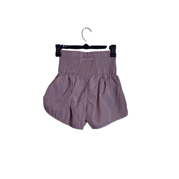 FP Movement Way Home Running Shorts Womens XS Purple High Rise Lined - Picture 3 of 5